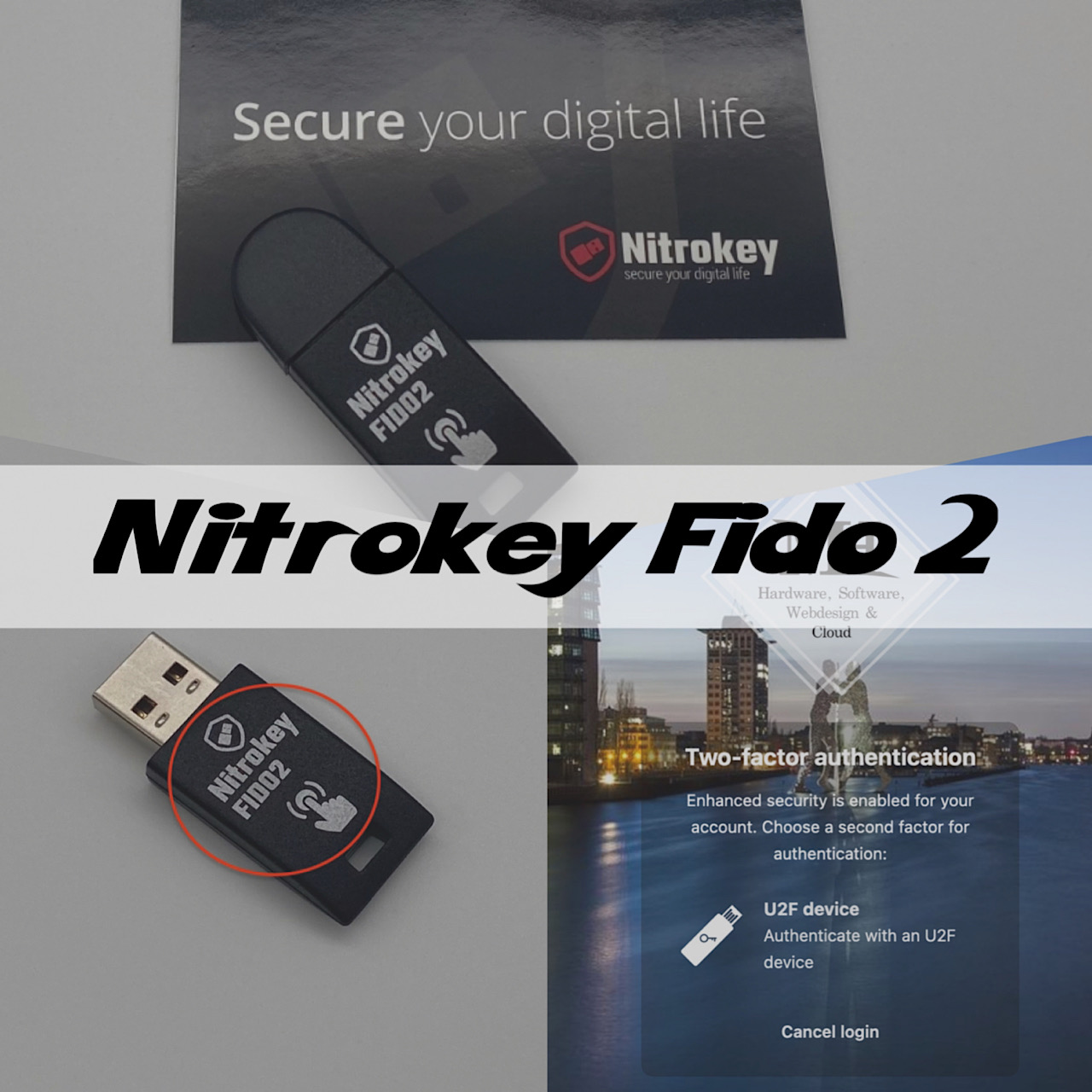 Nitrokey FIDO2 – Zwei-Faktor-Authentifizierung